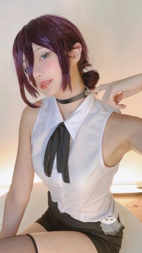 [COSPLAY] 如月灰 – 电锯人REZE [34P-109MB]