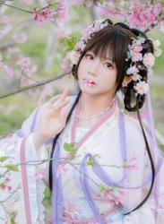 [Cosplay] Nyako 喵子- Sakura Hanfu Flower Goddess Prayer 樱花汉服 花神祈愿