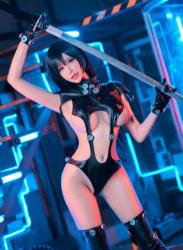 [Cosplay] Plant Lily 花リリ – Gantz Reika Shimohira