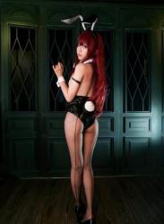 [Cosplay] Ely – Makise Kurisu Bunny 牧瀬紅莉栖 バニー