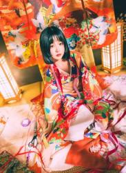 [COSPLAY] 黄金二逼王 – 樱花舞娘 [45P582M]