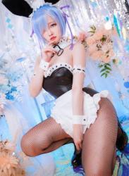 [Cosplay] Arty 亞緹 – REM bunny suit ver (Re:ZERO -Starting Life in Another World)