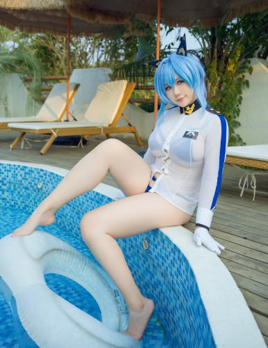 [Cosplay] Mahuajiang 麻花麻花酱 – Helen swimsuit 海伦泳装